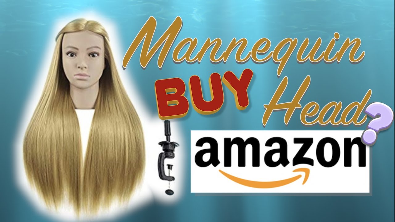 Mannequin Head from Amazon Light Brown Hair Review