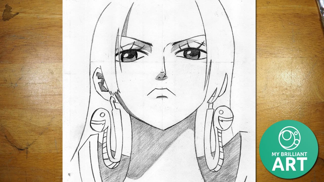How To Draw Boa Hancock Step-by-Step | One Piece Drawing for Beginners