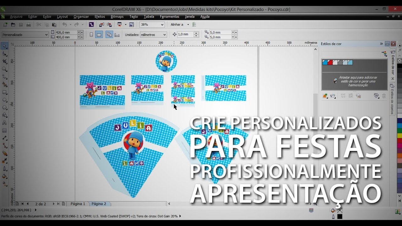 Como criar personalizados de festa profissionalmente - Apresentação
