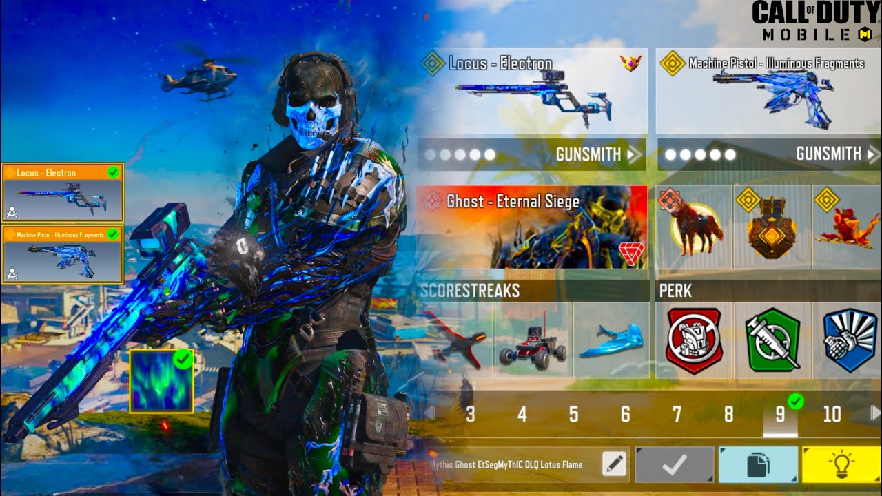 Legendary Locus Electron looks perfect with Dream Aurora Camo to drop intense CODM SND SNIPING Clips