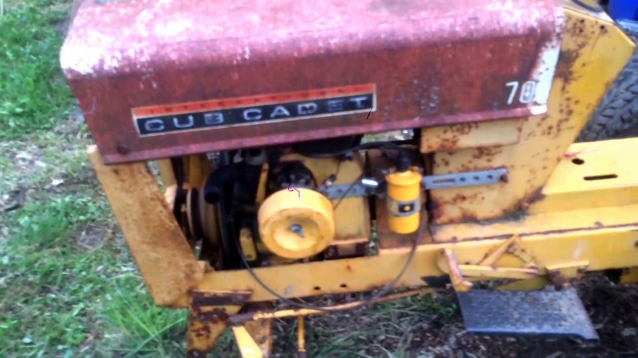 New machine! Cub cadet 70 after carb adjustment.