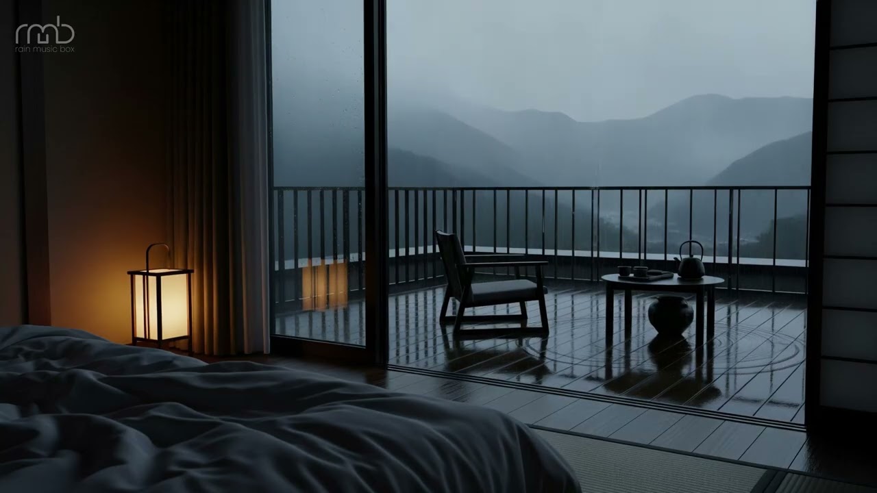 SLEEP SOON | Calm melodies and rain, lowering the lights inside your head