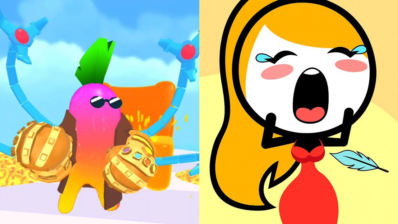 Join Blob Clash vs Help Me Puzzle &ndash; Max All Levels Gameplay (Android/iOS) Ep 463