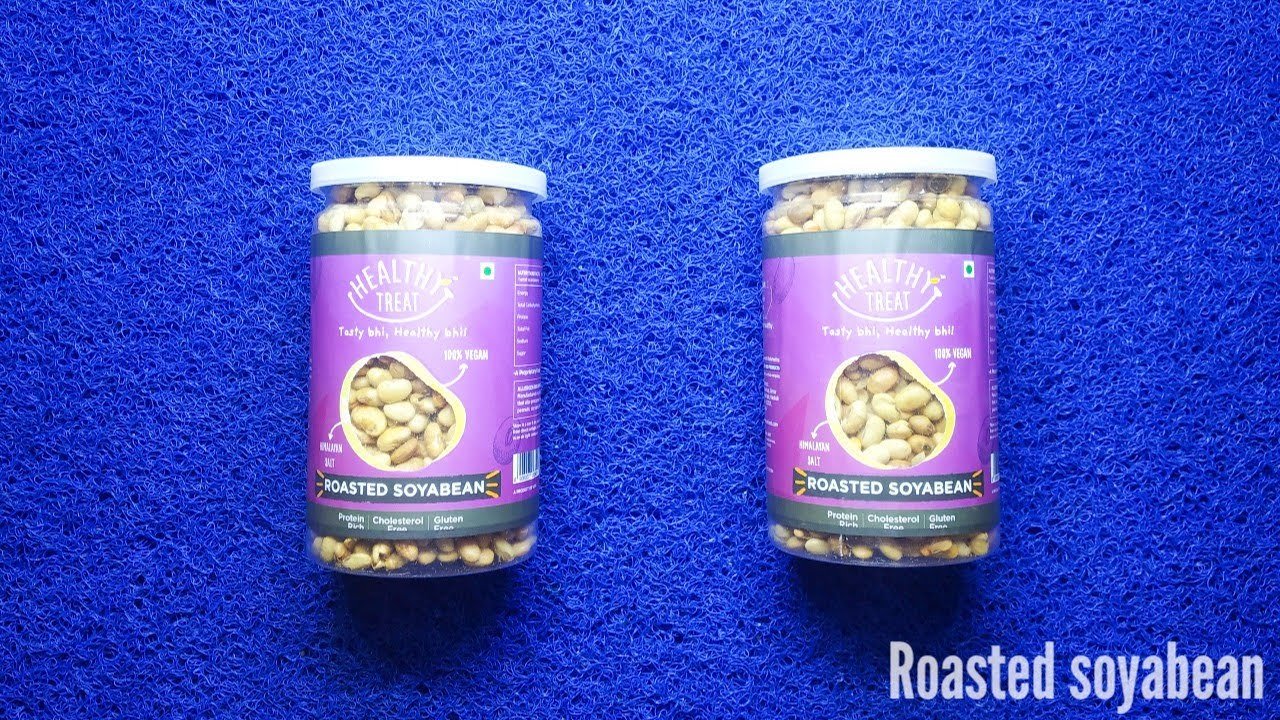 Roasted soyabean from healthy treat| Rich in protein #smartproreviewtv #food #soyabean