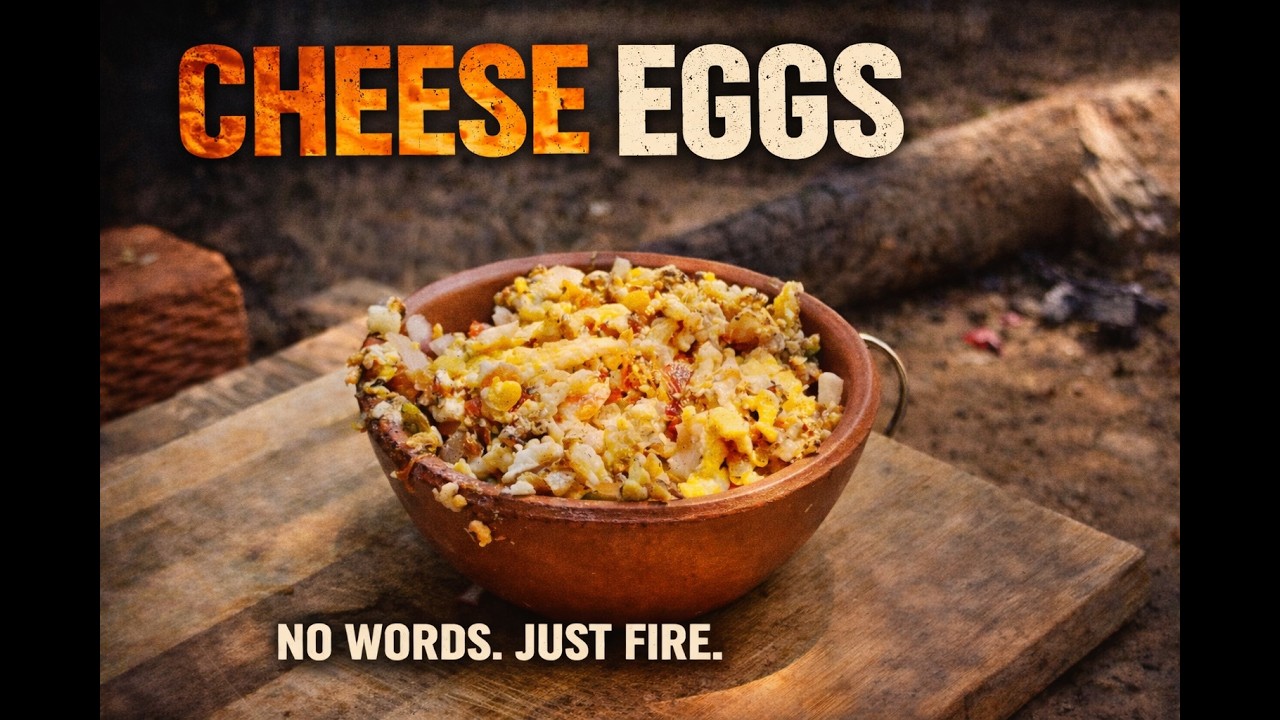 Smoke Cartel Cheese Scrambled Eggs | ASMR Outdoor Cooking 🔥