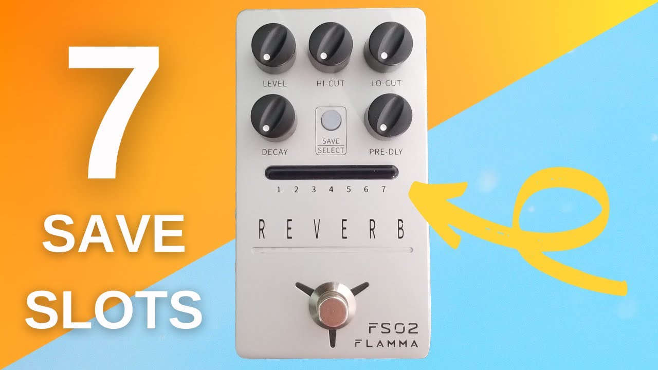 FLAMMA FS02 Reverb Pedal Review (Controls, Features, and Demo)