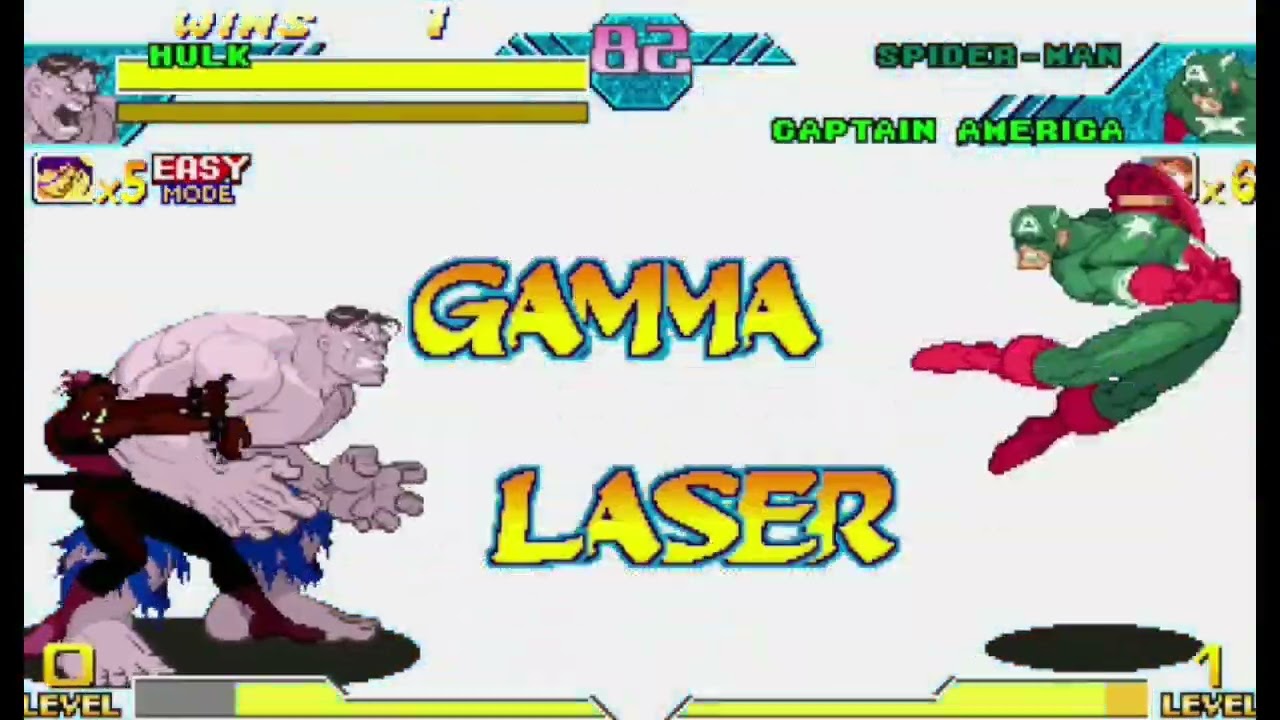 Marvel Vs Capcom All Crossover Combination Finish!