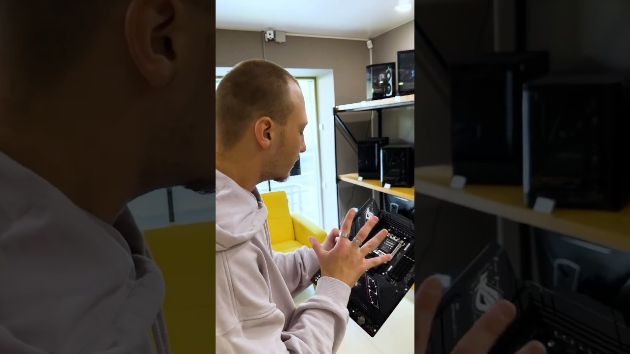 Распаковка ASUS B850-F Gaming Strix WIFI