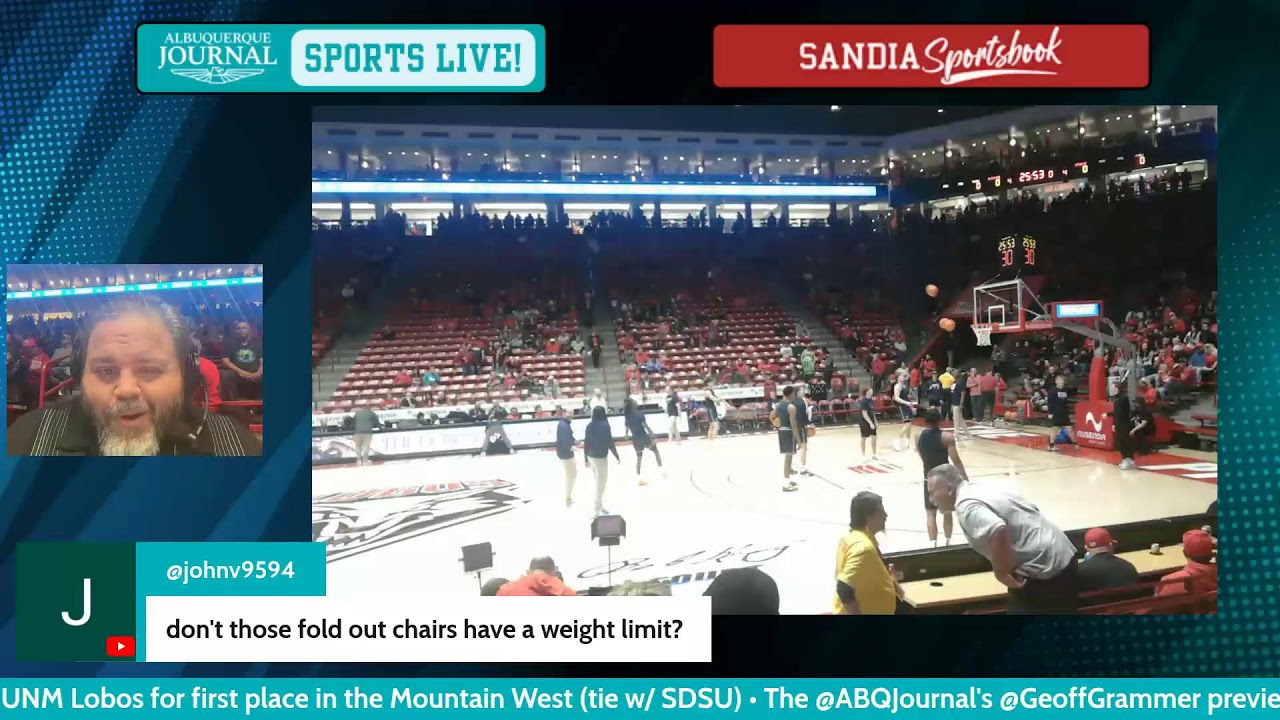 ABQJournal Sports Live! • Pregame from the Pit • Utah State at UNM (Feb. 4, 2026)