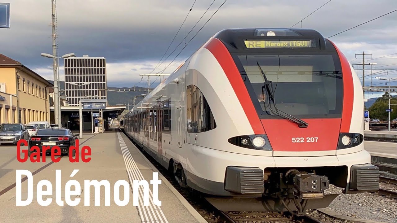 Gare de Delémont | Bahnverkehr in Delémont | Stadler FLIRT France | ICN | SBB