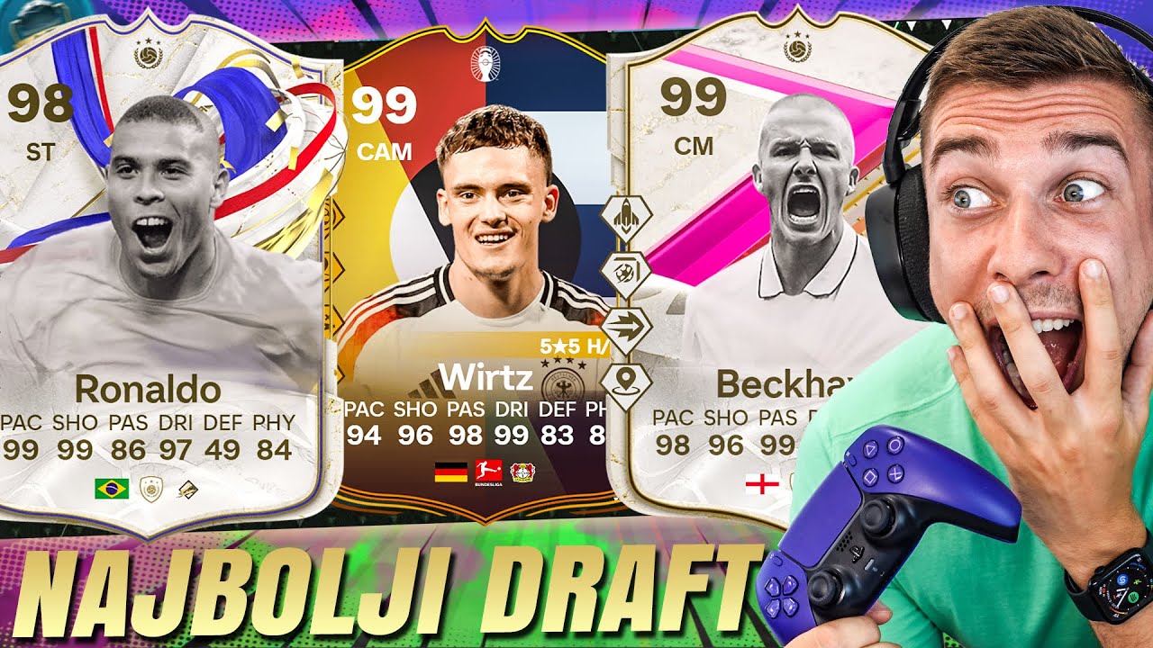 SLOŽIO SAM NAJJAČI 129 DRAFT KOJI MORAM OSVOJITI ! FC 24