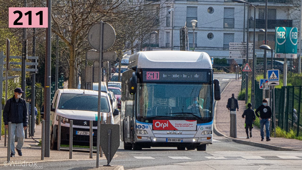 [TRAJET] MAN NL273 ZF €6 GNV - Bus 211 RATP