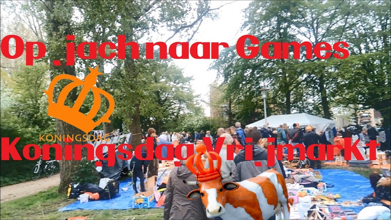 Op Jacht naar Games # 3 Koningsdag Vrijmarkt 2018 / Video Game Hunting