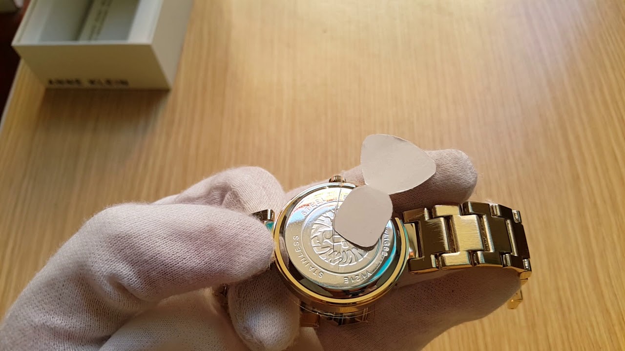 Xship.vn:  Anne Klein Women's AK/1362CHGB Diamond Dial Gold-Tone Bracelet Watch