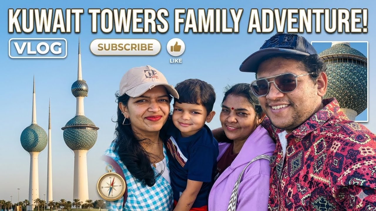 Best Family Day Ever! 🇰🇼 Exploring Kuwait Towers #kiwaitvisit