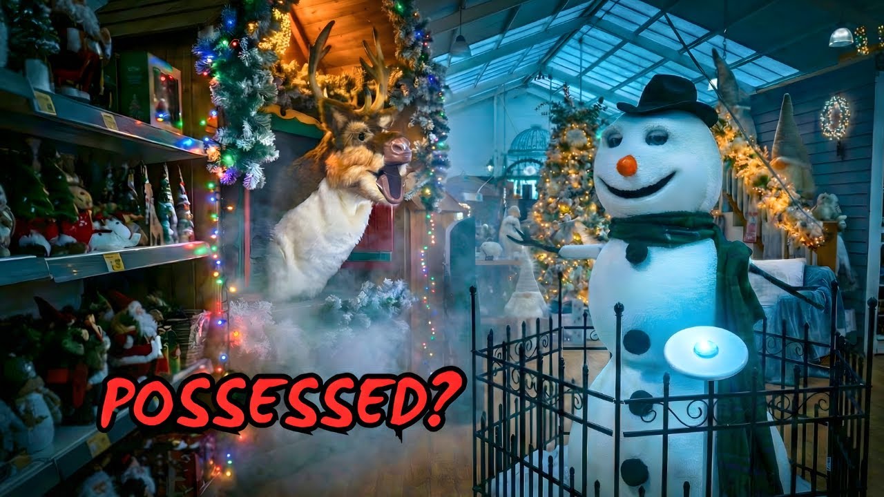 Scariest Christmas Animatronics Caught on Camera