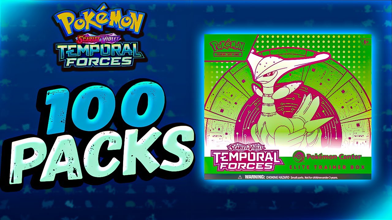 Opening 100x Pokémon Temporal Forces Booster Packs!