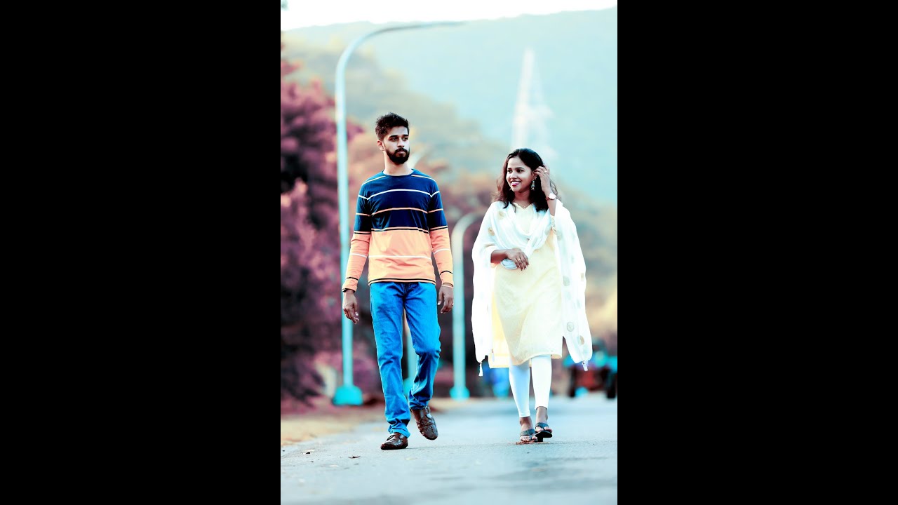 UDAY+MANASA # PRE-WEDD SHOOT@CANDID#CUTE COUPLE