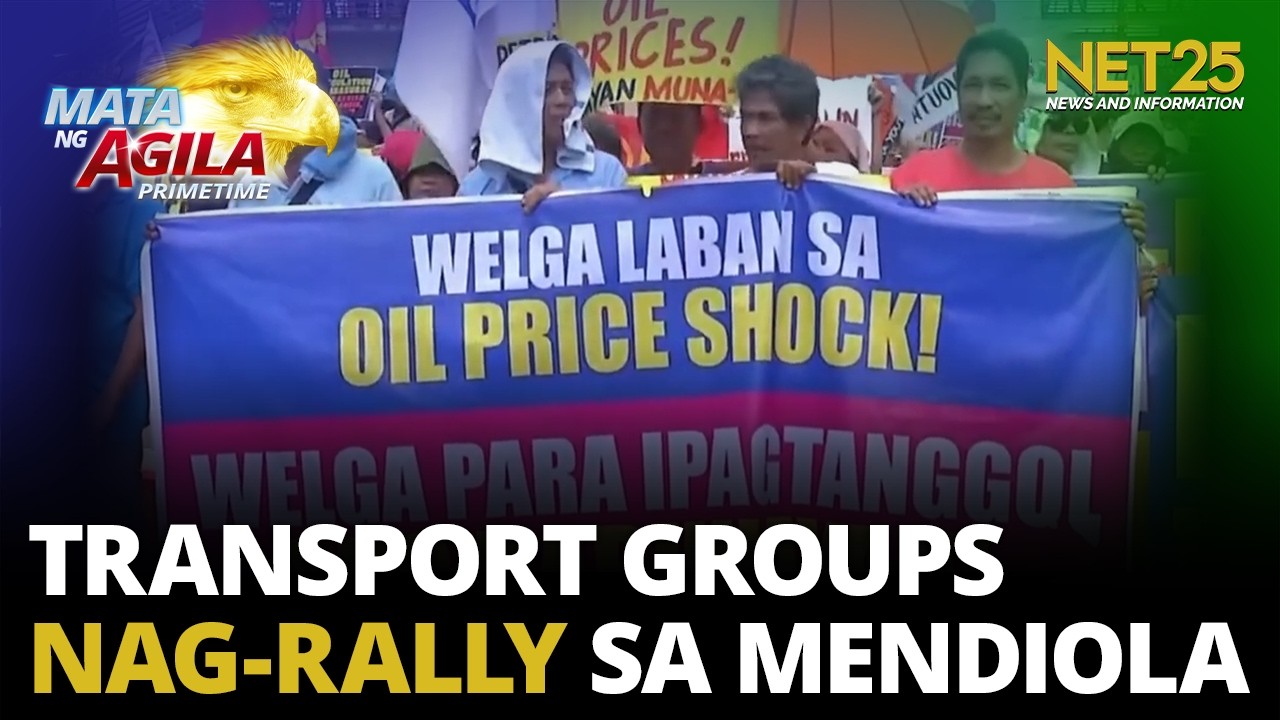 Mga transport group, nagmartsa patungong Mendiola