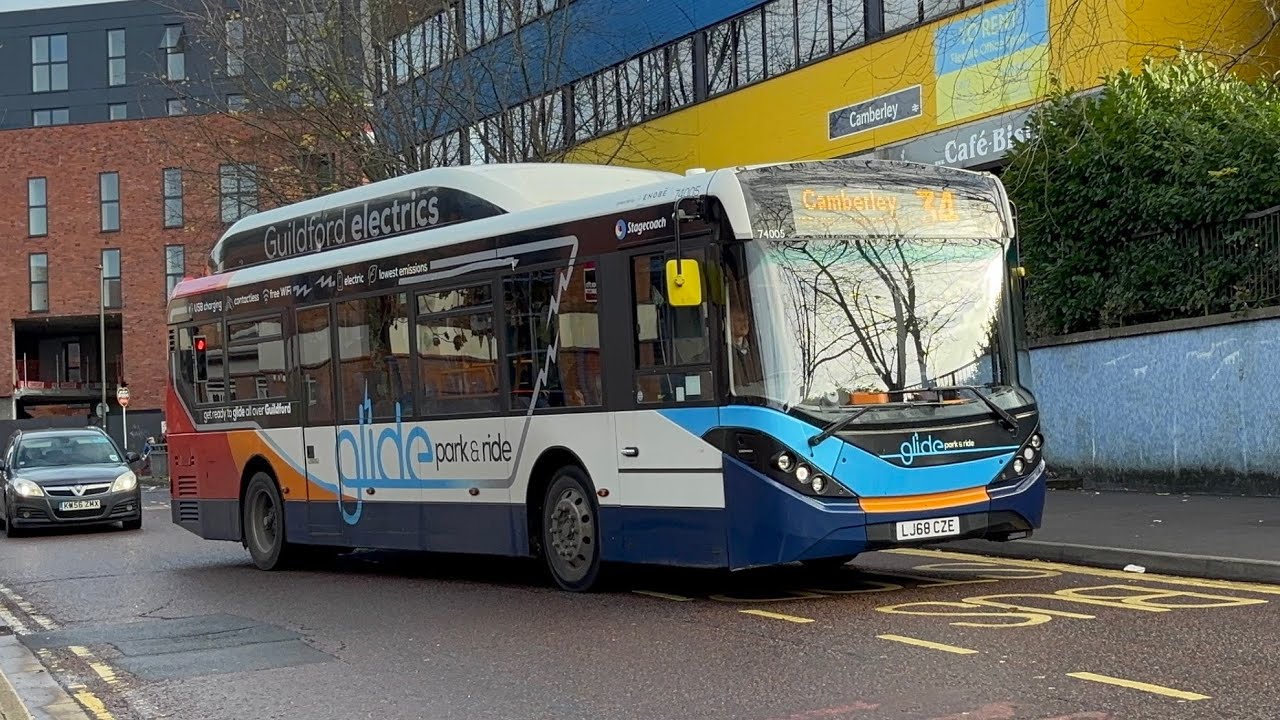 Buses in Camberley December 2025