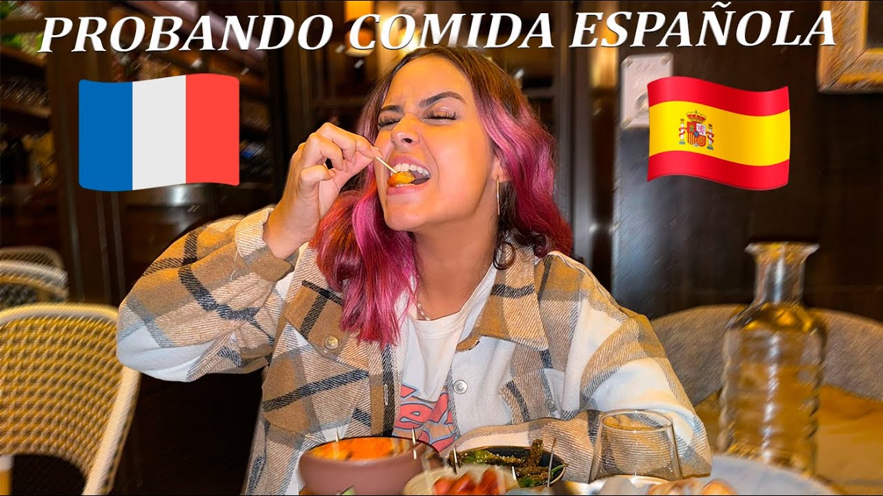 PROBANDO COMIDA ESPAÑOLA EN PARIS 🇫🇷 | Rouderxparis