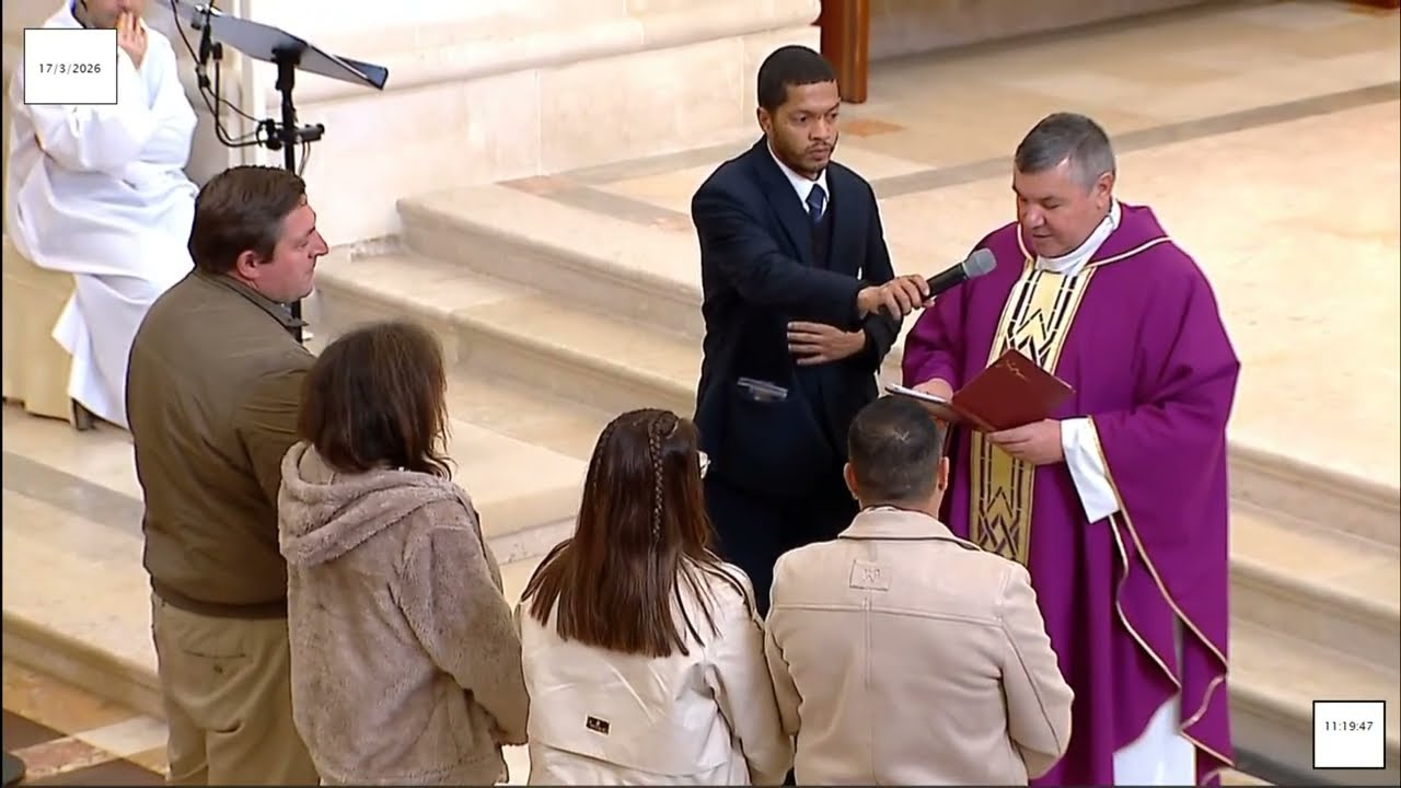 Missa desde a Basílica da Nossa Senhora do Rosário de Fátima  17.03.2026