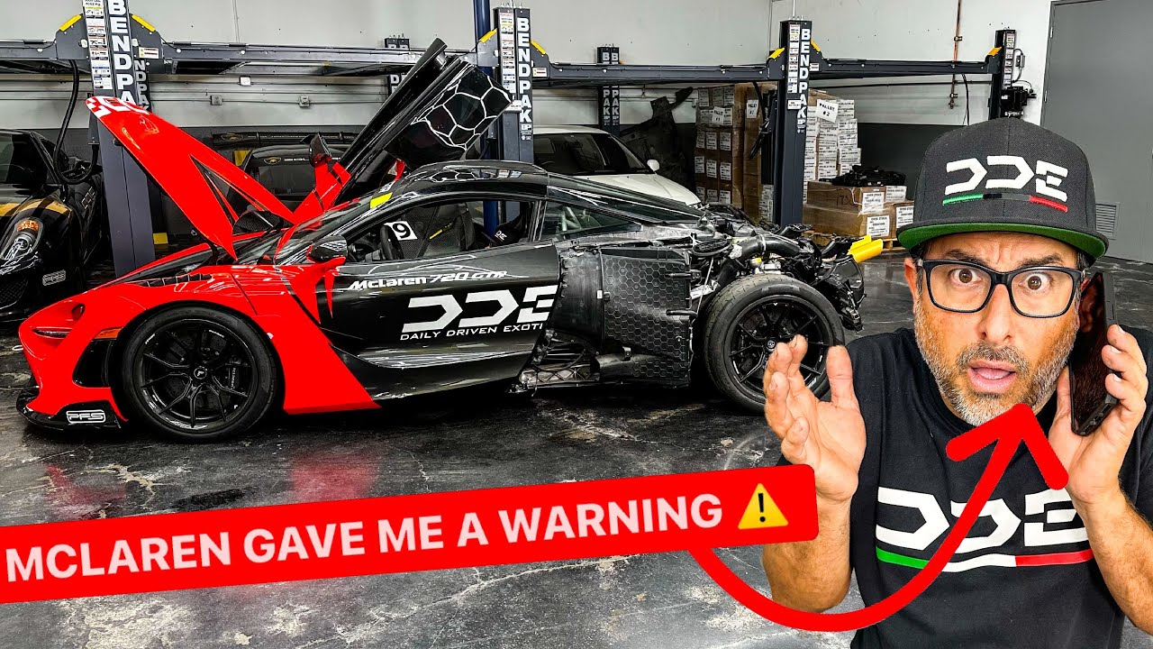 MY MCLAREN 720 GTR ENGINE FAILED … *FIRST ATTEMPTED START*