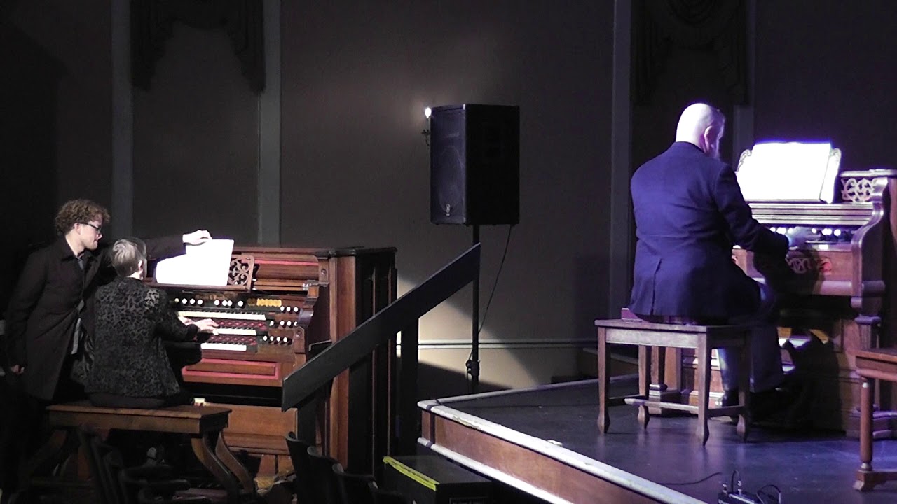 GIGOUT:  Grand Chœur dialogué, arranged for two reed organs