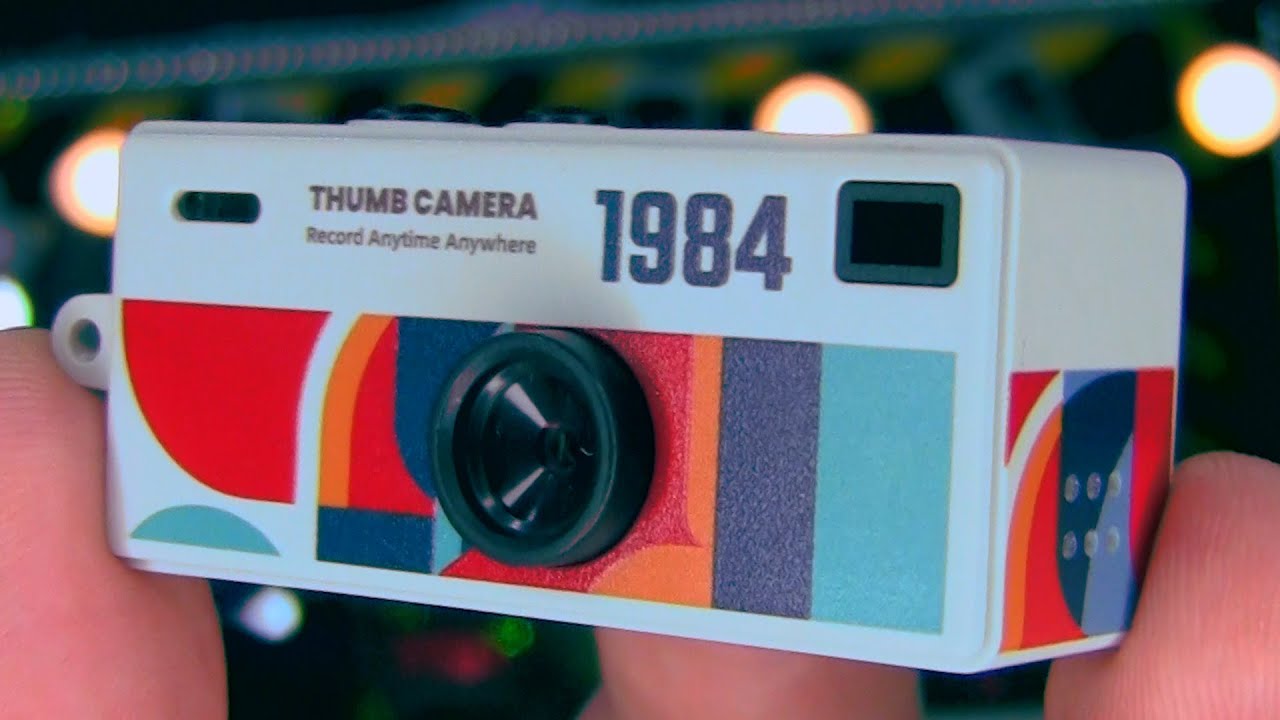 Kodak Charmera alternative G6 THUMB CAMERA 1984 KEYCHAIN CAMERA unboxing, exploration, test footage
