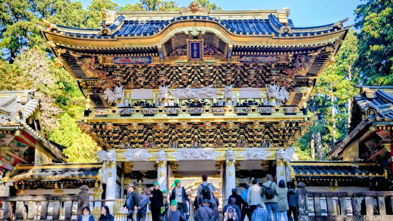 ⛩️#神社へgo!! 日光東照宮①#二荒山神社 #チケット 売場(R7 10/30)9:00#栃木県 #日光市 #小学生 #社会科見学 #徳川家康 #車中泊で日本一周 