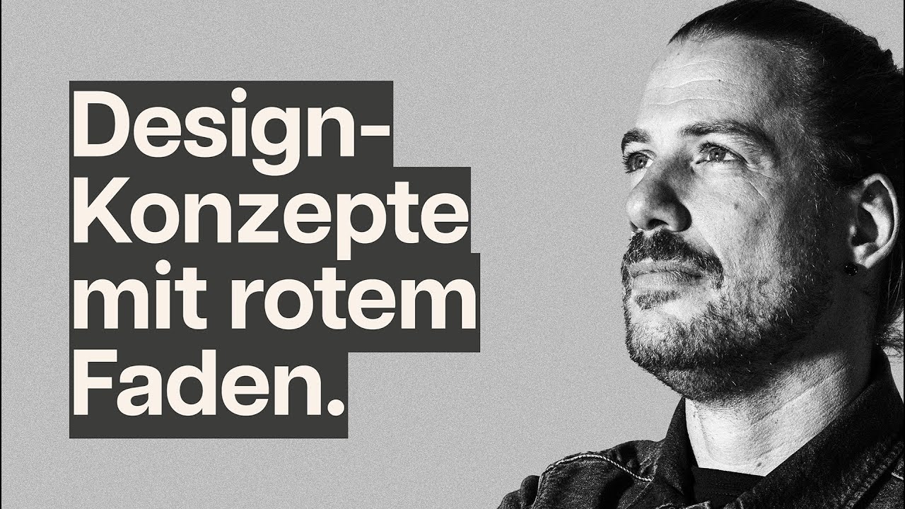 Design Konzepte mit rotem Faden