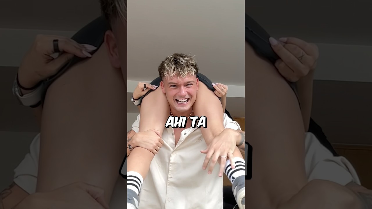 As&iacute; graba un video Ian Lucas y Domelipa😂❤️ #ianlucas #domelipa