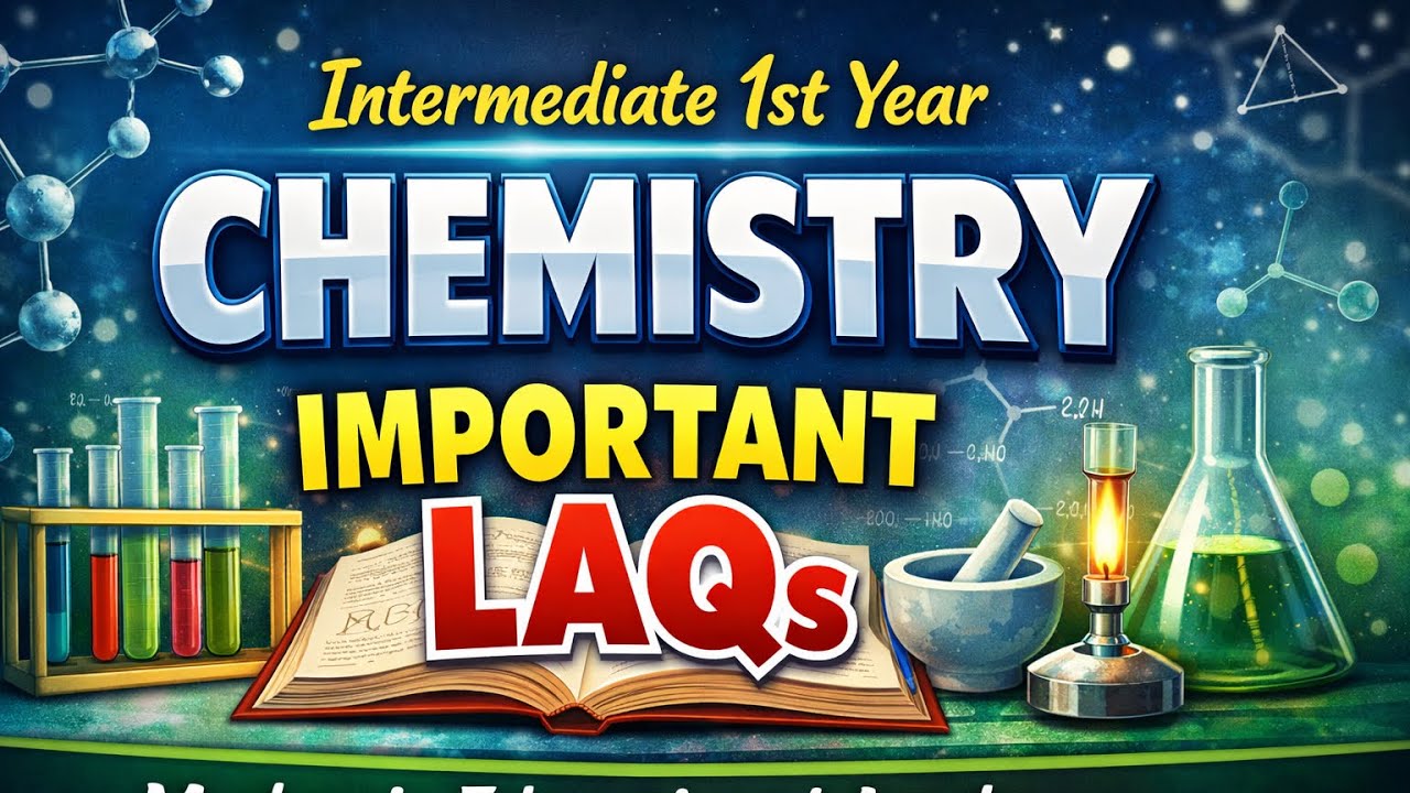 Inter 1st year Chemistry Important LAQs