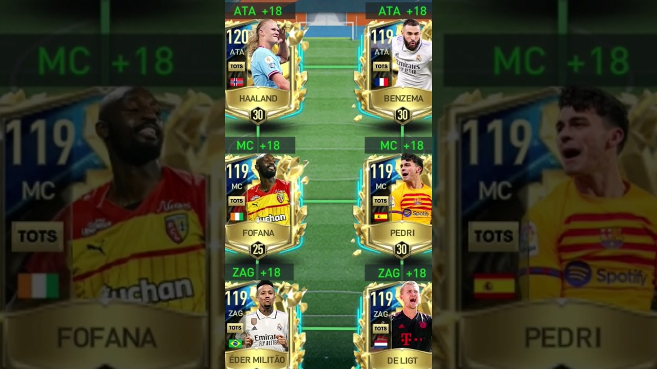 TIME FULL UTOTS #Shorts #fifamobile #fifa23 #ucl #viral #utots #tots #viral #bugado #squad #bug
