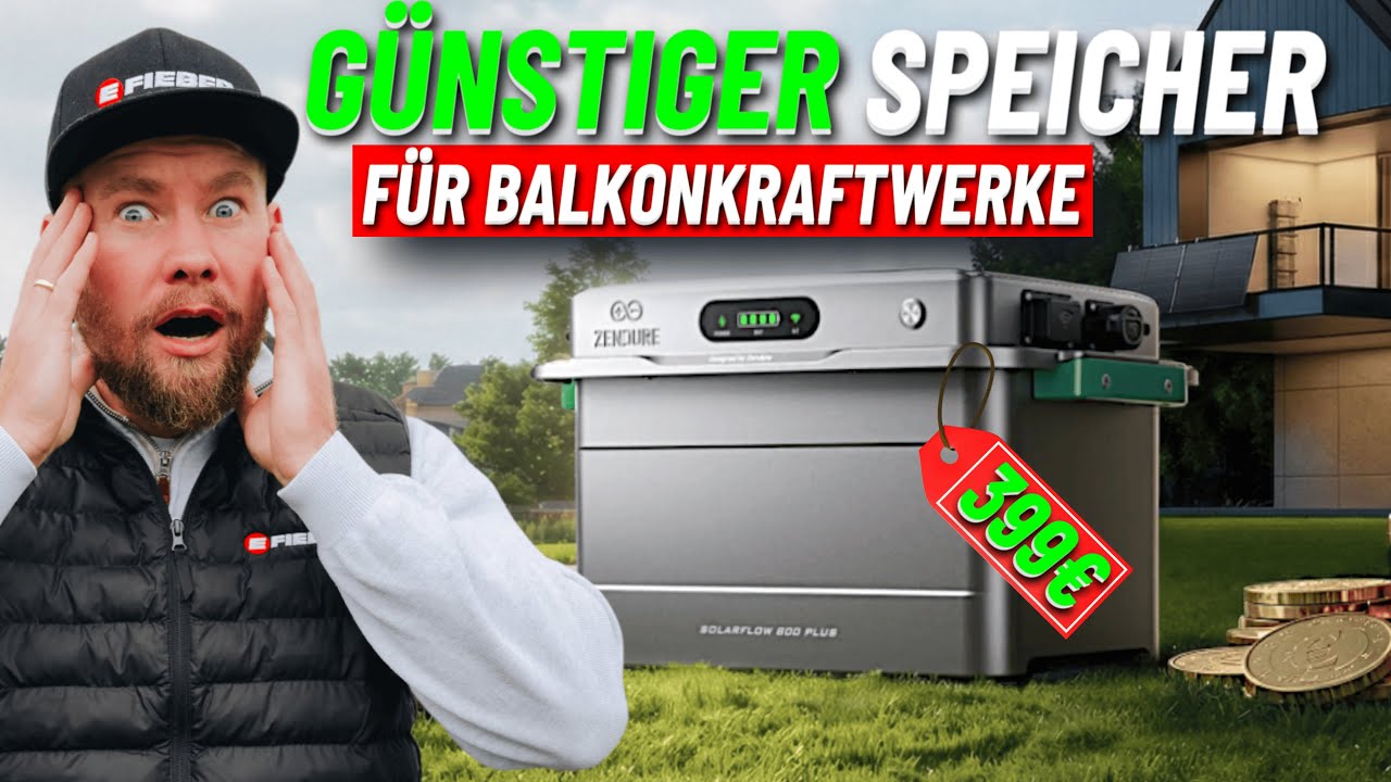 399€ Speicher fürs Balkonkraftwerk! Zendure SolarFlow 800 Plus im Review mit HEMS & ZENKI | EFIEBER