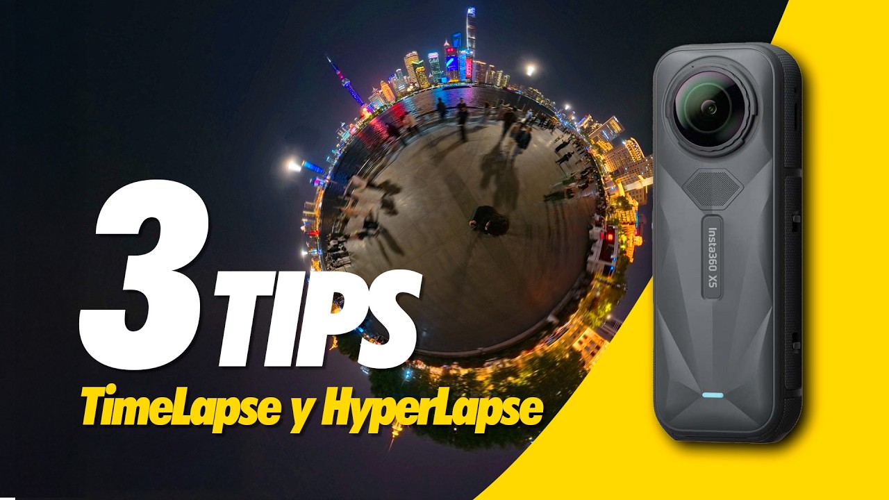 ❌ 3 TRUCOS PRO 👉🏻 Insta360 X5 - HyperLapse y TimeLapse