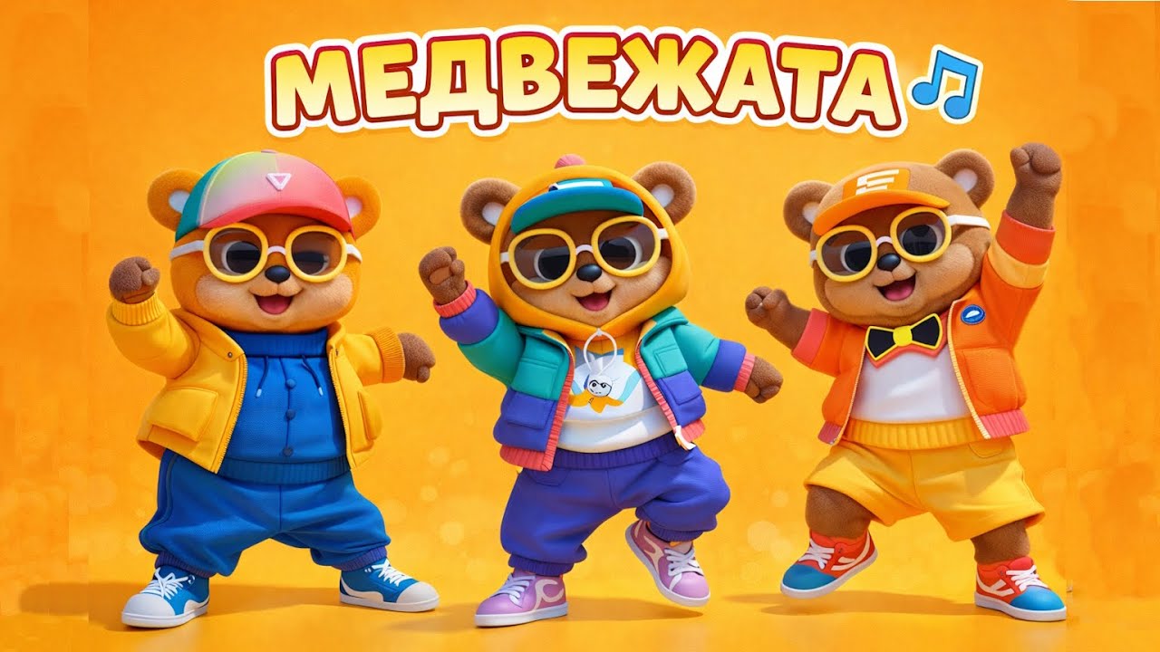 Медвежата 🐻 Танцевальный хит для детей