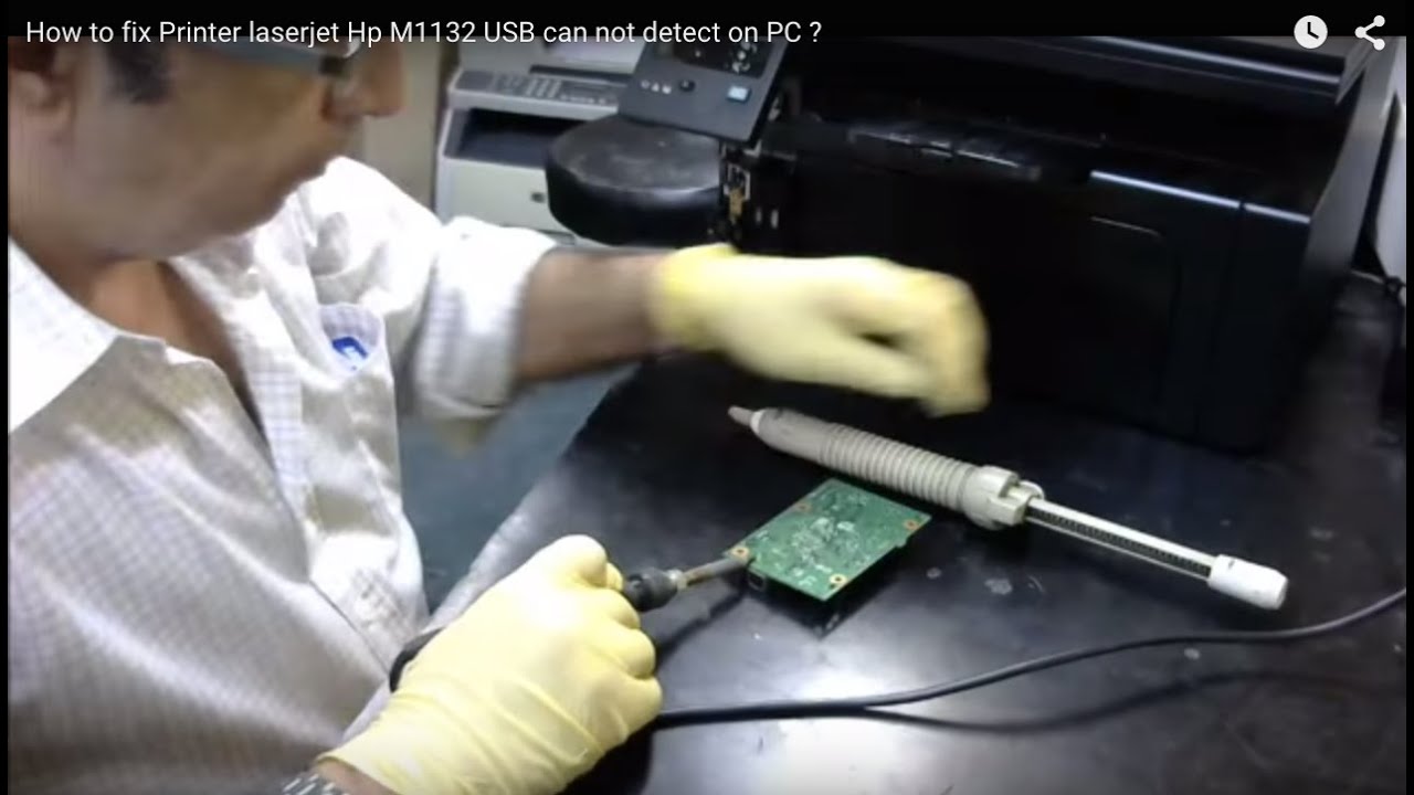 Repair Printer Hp M1132 USB