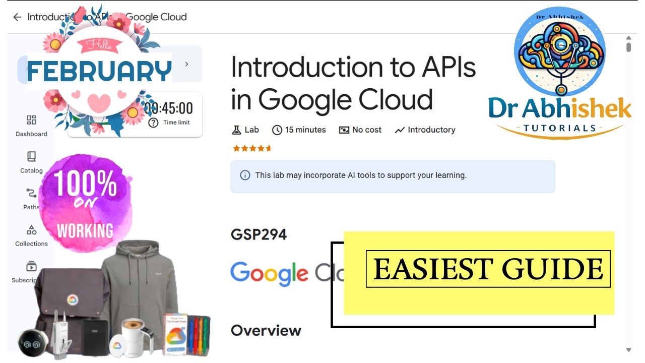 Введение в API в Google Cloud | Февраль 2026 | #GSP294 #qwiklabsarcade2026