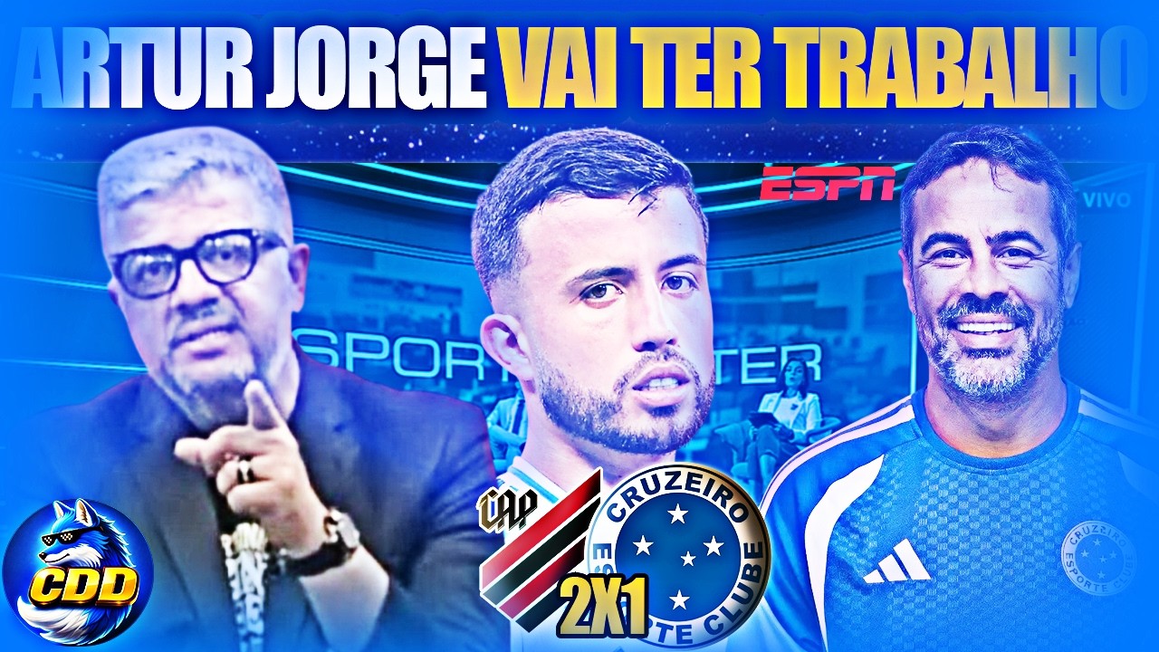 🦊😬 ARTUR JORGE TEM QUE SER MILAGREIRO PRA SALVAR O CRUZEIRO!