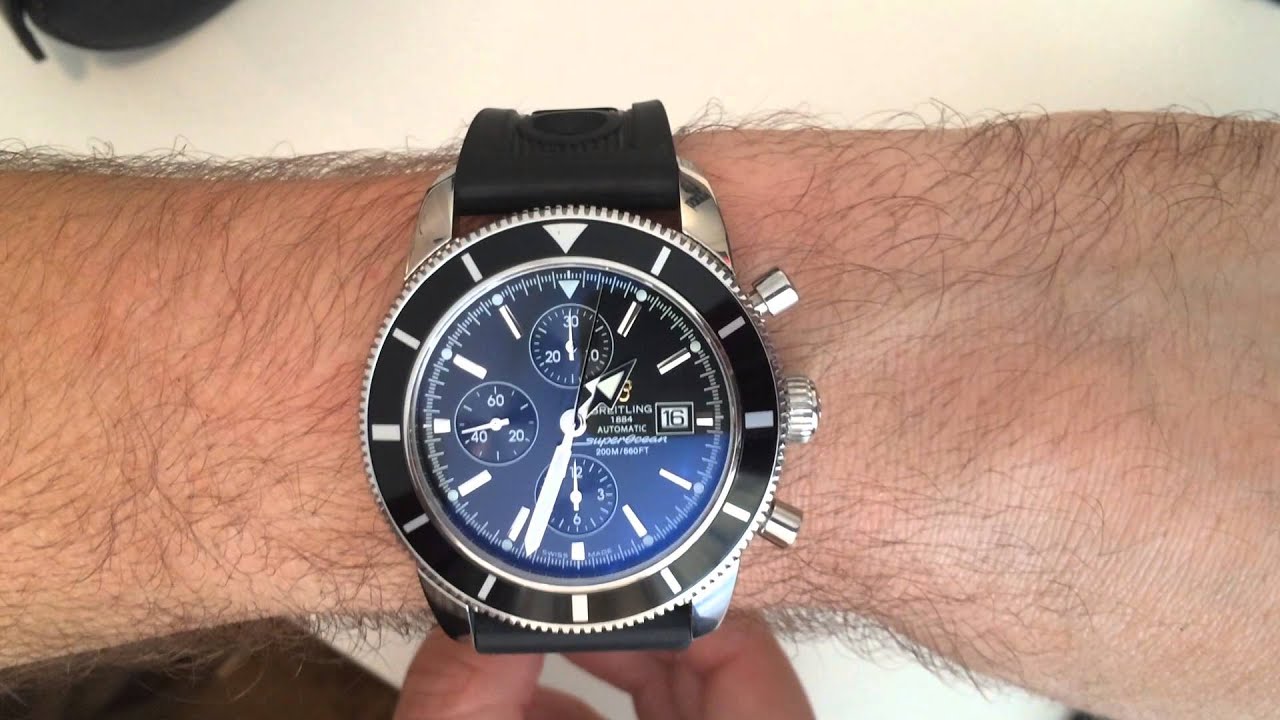 Breitling SuperOcean H&eacute;ritage Chronographe 46 (A13320) unboxing