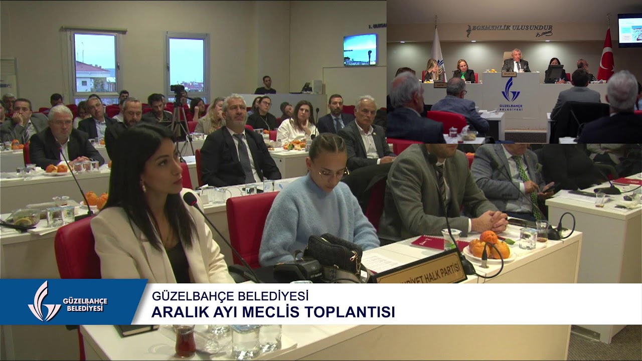 Güzelbahçe Belediyesi Aralık Ayı Meclis Toplantısı