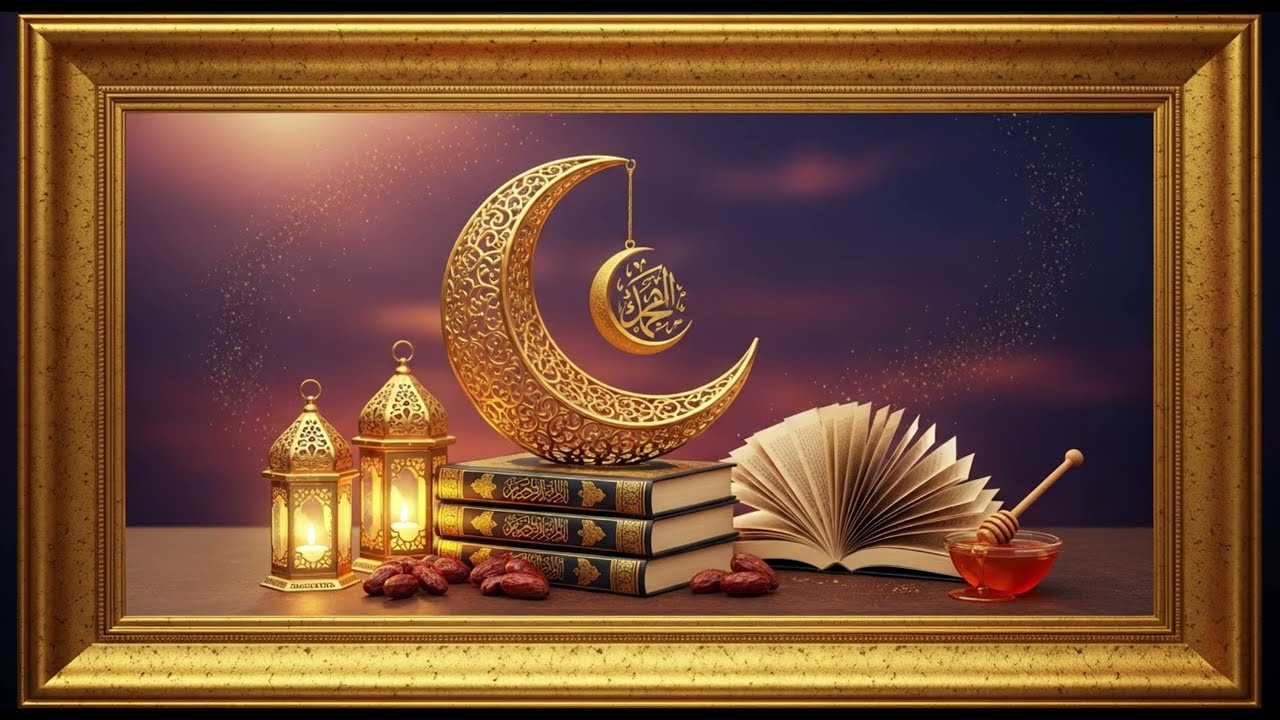 Ramadan Screensaver frame Tv Art |  خلفية رمضان كريم 2026 Peaceful  Ambience خلفية شاشة متحركة 100