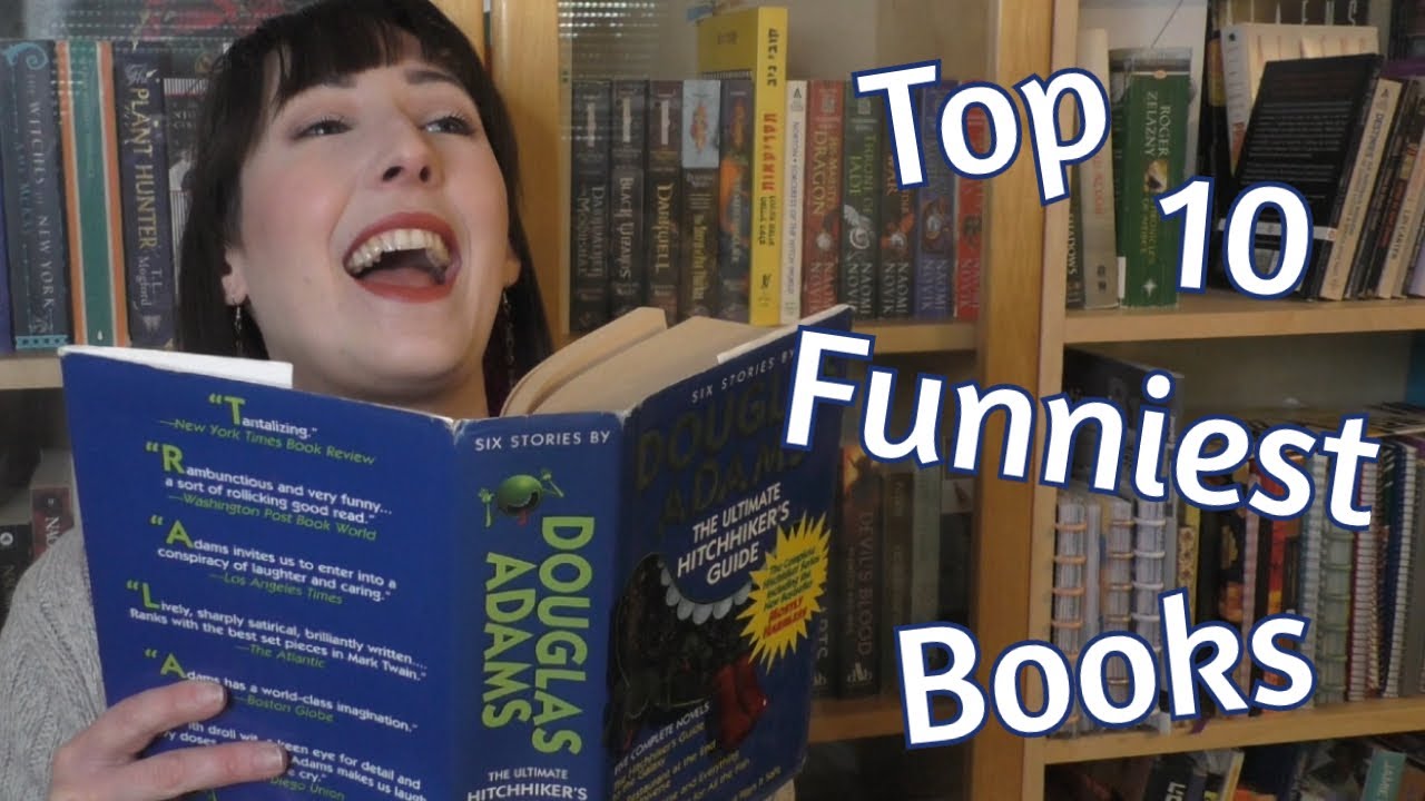 Top 10 Funniest Books (Terry Pratchett Special) | The Bookworm
