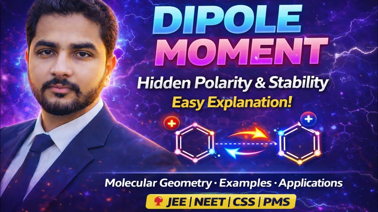 Dipole Moment Examples: Polarity, Structure & Reactivity | Cogitavers GOC Lecture