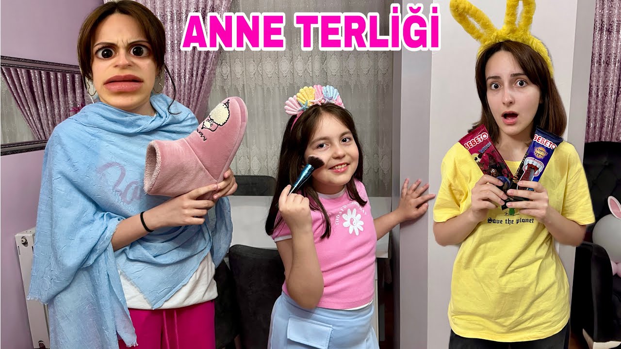 ZEYNEP VE HİRANUR ANNEME KIŞKIRTMA ÇILDIRDI ANNE TERLİĞİ
