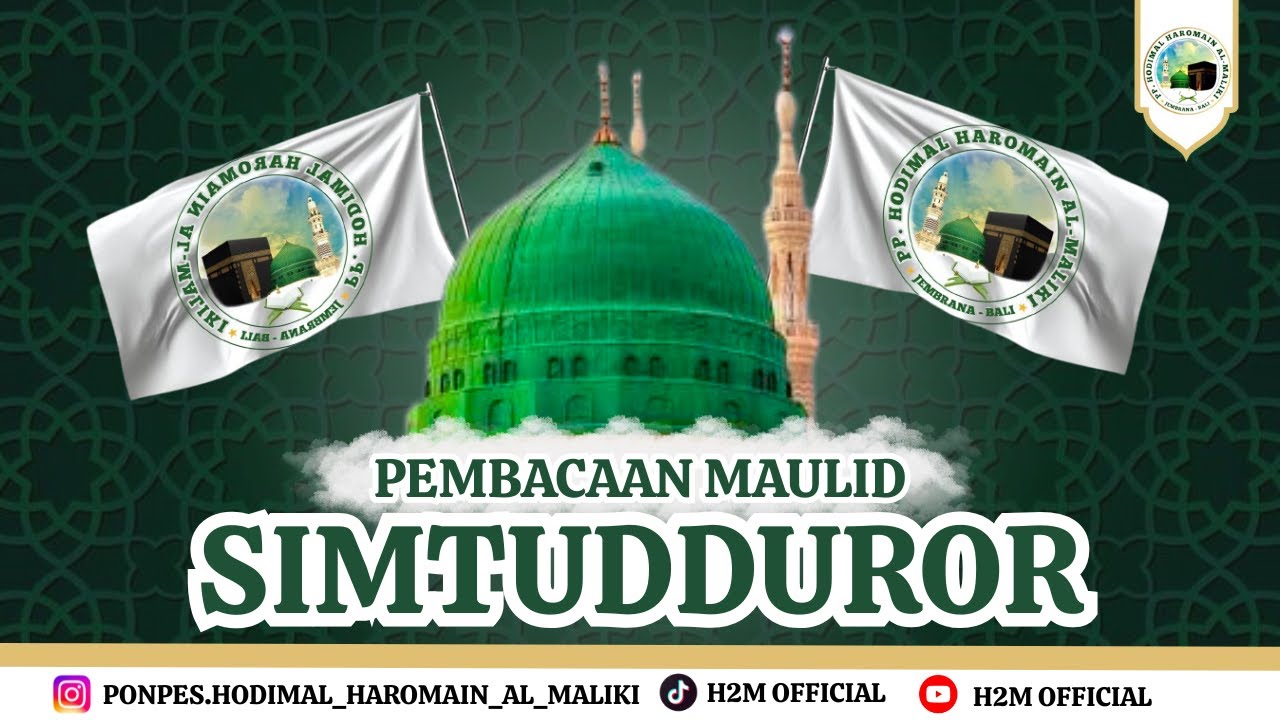 🔴Live || Pembacaan Maulid Simtudduror Karya Al Habib Ali Bin Muhammad Al Habsyi | H2M OFFICIAL |