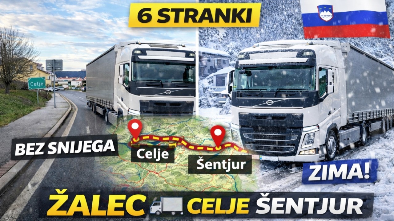 Bez Snijega u Žalcu, Zatrpano u Šentjuru! ❄🚛 Dostava 6 Stranki