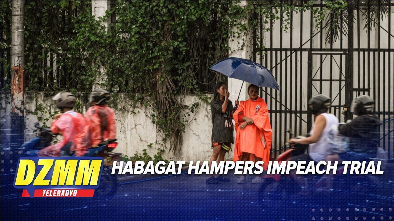 Senate suspends VP Duterte impeach trial on Monday due to habagat rains | DZMM TeleRadyo