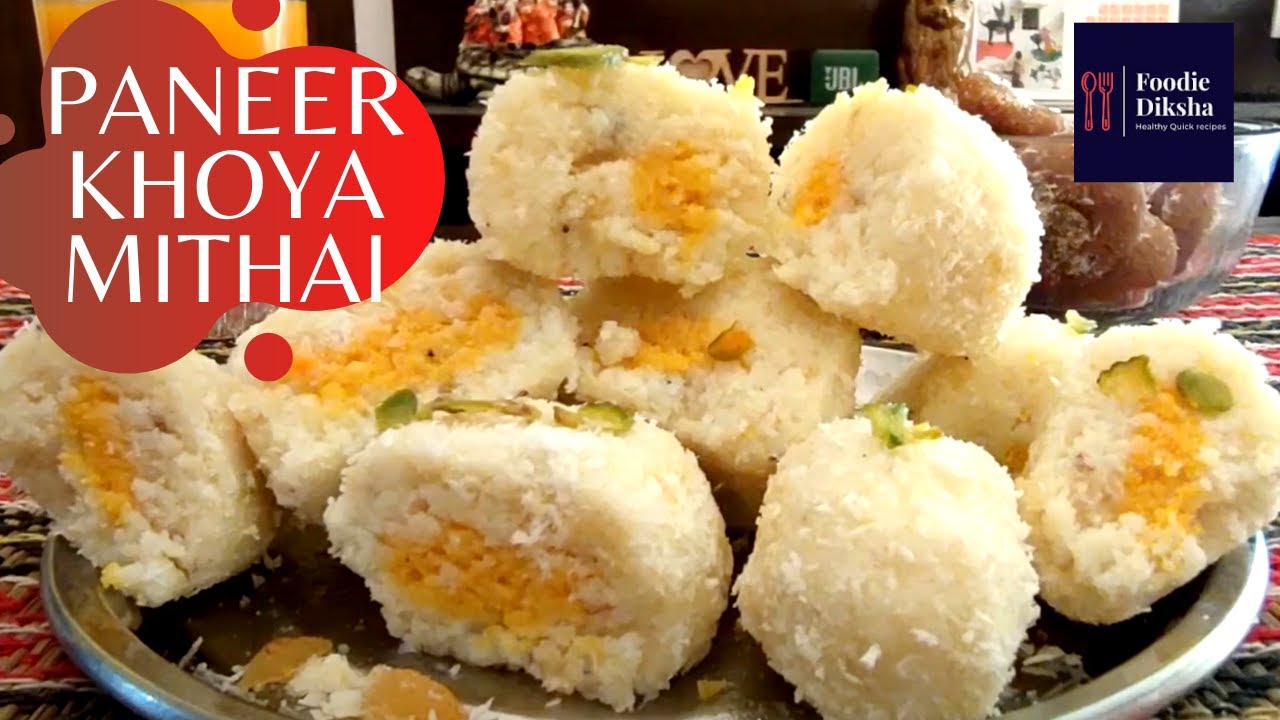 Cook without fire Paneer Mithai | Vrat ki mithai | Paneer khoya mithai | Paneer ki mithai recipe